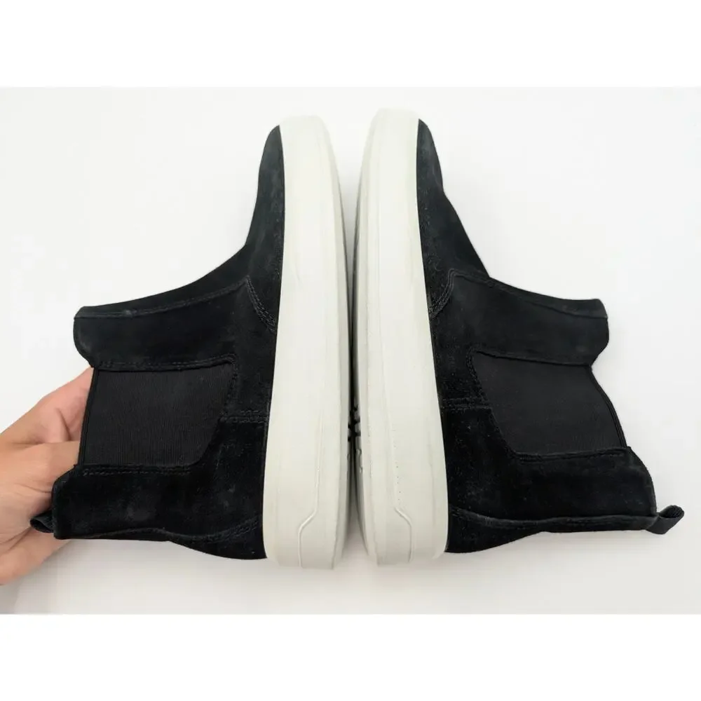 Ecco Soft 9 Classic Chelsea Boots Sneakers Women's Suede Black Size US5.5 EU36